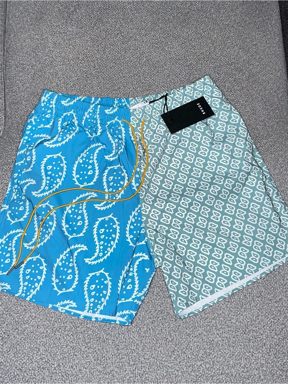 Rhude Paisley Trunks SZ XL Brand New